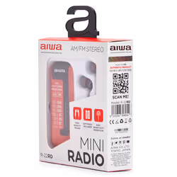 Aiwa R-22RD radio Personale Analogico Rosso - Vista aggiuntiva 7