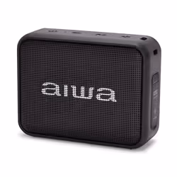 Aiwa BS-200BK, 1.0 canali, 6 W, Wireless, Altoparlante portatile mono, Nero, Pulsanti