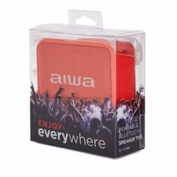 Aiwa BS-200RD altoparlante portatile e per feste Altoparlante portatile mono Rosso 6 W - Vista aggiuntiva 7