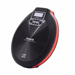 Aiwa PCD-810RD, 193 g, Nero, Rosso, Lettore CD portatile