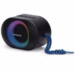 Aiwa BST-330BL altoparlante portatile e per feste Altoparlante portatile stereo Nero, Blu 10 W
