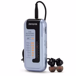 Aiwa R-22SL radio Portatile Analogico Argento - Vista aggiuntiva 8