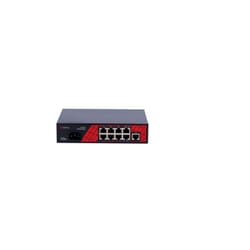 Switch Hi-PoE 8 porte PoE + 1 Uplink RJ45 Velocità porte 10/100Mbps - Safire