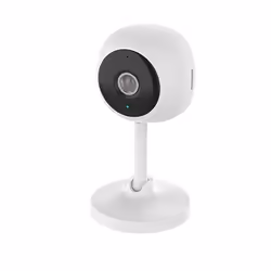 WOOX R4114, Telecamera di sicurezza IP, Interno, Wireless, Scrivania, Bianco, Sferico