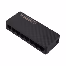 iggual FES800 Non gestito Fast Ethernet (10/100) Nero