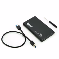 iggual IGG317006 contenitore di unità di archiviazione Custodia per Disco Rigido (HDD) Nero 2.5" - Vista aggiuntiva 2