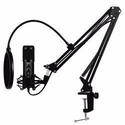 iggual IGG317150, Microfono da tavolo, -32 dB, 30 - 20000 Hz, 16 bit, 44,1 kHz, 25 mV/Pa