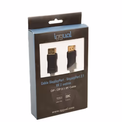 iggual IGG318362 cavo DisplayPort 2 m Nero - Vista aggiuntiva 3