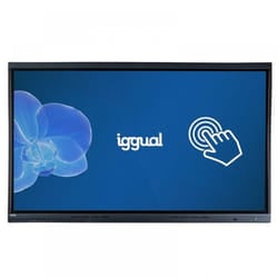 iggual IGG318805 visualizzatore di messaggi Pannello piatto per segnaletica digitale 65" LED Wi-Fi 400 cd/m² 4K Ultra HD Nero Touch screen Processore integrato Android
