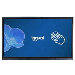 iggual ORCHID 75" Pannello piatto per segnaletica digitale 190,5 cm (75") LED Wi-Fi 400 cd/m² 4K Ultra HD Nero Touch screen Processore integrato Android