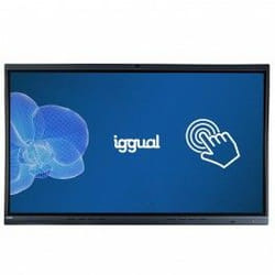 iggual Orchid 86" Pannello piatto per segnaletica digitale 2,18 m (86") LED Wi-Fi 400 cd/m² 4K Ultra HD Nero Touch screen Processore integrato Android