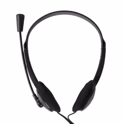 iggual Easy Call Auricolare Cablato A Padiglione Ufficio Nero - Vista aggiuntiva 2