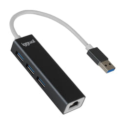 iggual IGG319260 replicatore di porte e docking station per laptop Cablato USB 3.2 Gen 1 (3.1 Gen 1) Type-A Nero