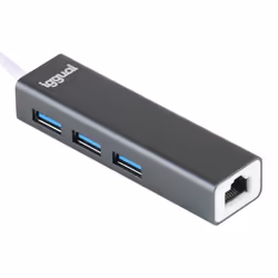 iggual IGG319260 replicatore di porte e docking station per laptop Cablato USB 3.2 Gen 1 (3.1 Gen 1) Type-A Nero