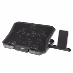 iggual RP6V17, Supporto per computer portatile, Nero, 43,2 cm (17"), 6 pz, 7 cm, 0 - 1800 Giri/min