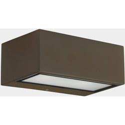 Nemesis Aluminium - Applique da esterno a 1 luce Marrone IP54, E27 - Leds-c4