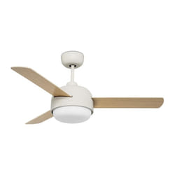 Leds-c4 - LedsC4 Ventilatore Ip20 Klar E27 15W Bianco Antico Legno