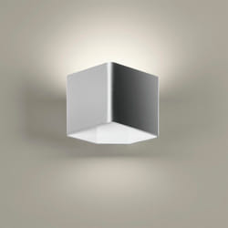 Leds-c4 - LedsC4 Lampada Da Parete Jet Model 2 Led 7.5W Bianco Caldo - 3000K On-Off Alluminio Sat