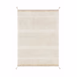 Lorena Canals C-BLOOM-NAT-S, Naturale, Monocromatico, Cotone, Tessuto, Cotone, Rettangolo, Interno