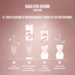 Jean Paul Gaultier Gaultier Divine Couture Eau de Parfum Ricarica 200 ml - Vista aggiuntiva 4