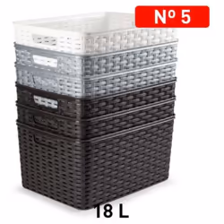 Cesta Rattan 18Lt 38X28 11714A6 11714 Cesta Rattan 18Lt 38X28 11714A6 11714