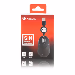 NGS SIN mouse Viaggio Ambidestro USB tipo A Ottico 1000 DPI - Vista aggiuntiva 7