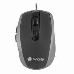 NGS Tick Silver, Mano destra, Ottico, USB tipo A, 1600 DPI, Argento