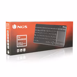 NGS TV Warrior, QWERTY, ES tastiera Casa RF Wireless Spagnolo Nero - Vista aggiuntiva 8