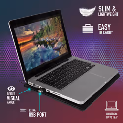 NGS Jetstand base di raffreddamento per laptop 15.6" 1000 Giri/min Nero - Vista aggiuntiva 6