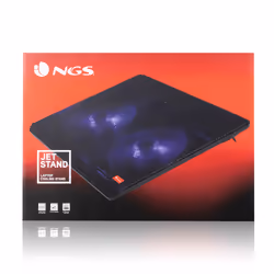 NGS Jetstand base di raffreddamento per laptop 15.6" 1000 Giri/min Nero - Vista aggiuntiva 8