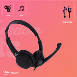 NGS VOX505 USB Auricolare Cablato A Padiglione Gaming Nero - Vista aggiuntiva 7