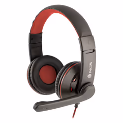 NGS VOX420DJ, Cablato, 20 - 20000 Hz, Gaming, 180 g, Auricolare, Nero, Rosso