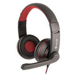 NGS VOX420DJ Auricolare Cablato A Padiglione Gaming Nero, Rosso