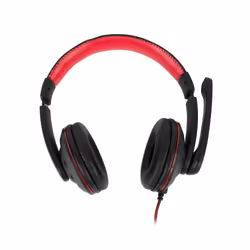NGS VOX420DJ Auricolare Cablato A Padiglione Gaming Nero, Rosso