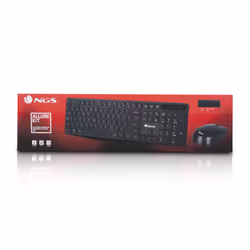 NGS Allure Kit, QWERTY, PT tastiera Mouse incluso Universale RF Wireless Portoghese Nero - Vista aggiuntiva 7