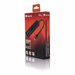 NGS WONDERHUB4 USB 2.0 Type-C 480 Mbit/s Nero - Vista aggiuntiva 8