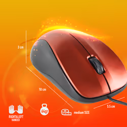 NGS CREW mouse Ufficio Ambidestro USB tipo A Ottico 1200 DPI - Vista aggiuntiva 7