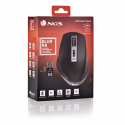 NGS BLUR-RB mouse Gaming Mano destra Bluetooth + USB Type-A 3200 DPI - Vista aggiuntiva 7
