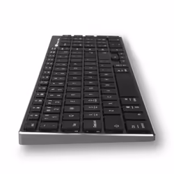 NGS FORTUNE-BT, AZERTY, FR tastiera Universale Bluetooth Francese Nero, Argento - Vista aggiuntiva 4