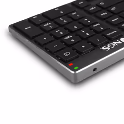 NGS FORTUNE-BT, AZERTY, FR tastiera Universale Bluetooth Francese Nero, Argento - Vista aggiuntiva 6