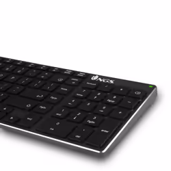 NGS FORTUNE-BT, AZERTY, FR tastiera Universale Bluetooth Francese Nero, Argento - Vista aggiuntiva 7