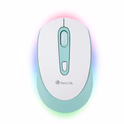 NGS SMOG MINT-RB mouse Gaming Ambidestro RF senza fili + Bluetooth Ottico 2400 DPI