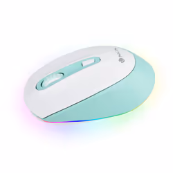 NGS SMOG MINT-RB mouse Gaming Ambidestro RF senza fili + Bluetooth Ottico 2400 DPI