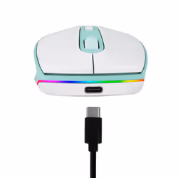 NGS SMOG MINT-RB mouse Gaming Ambidestro RF senza fili + Bluetooth Ottico 2400 DPI - Vista aggiuntiva 7