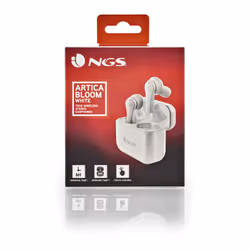 NGS ARTICA BLOOM Auricolare Wireless In-ear Musica e Chiamate USB tipo-C Bluetooth Bianco - Vista aggiuntiva 8