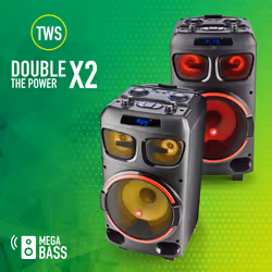 NGS WILD DUB ZERO Enceinte portable stéréo Noir 120 W - Vista aggiuntiva 8