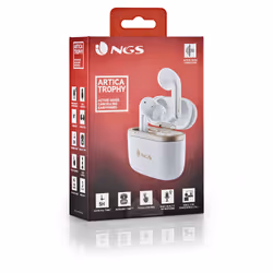 NGS ARTICA TROPHY Cuffie Wireless In-ear Musica e Chiamate USB tipo-C Bluetooth Oro, Bianco - Vista aggiuntiva 8
