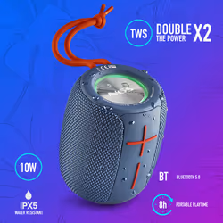 NGS Roller Nitro 1 Altoparlante portatile stereo Blu 10 W - Vista aggiuntiva 5