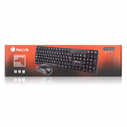 NGS EUPHORIA KIT tastiera Mouse incluso Universale RF Wireless QWERTY Inglese Nero - Vista aggiuntiva 8