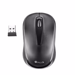 NGS EASY GAMMA, Ambidestro, Ottico, RF Wireless, 1200 DPI, Nero